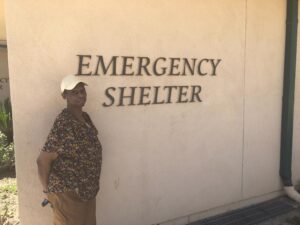 Yvonne Pabon at the Good Samaritan Shelter where she once lived